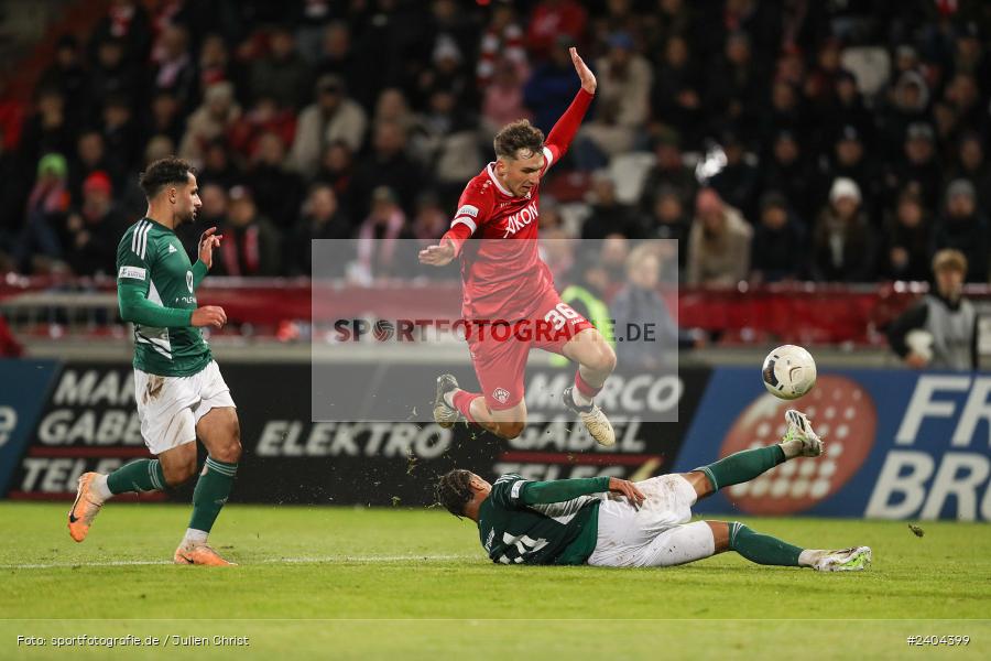 AKON Arena, Würzburg, 20.04.2024, sport, action, BFV, Fussball, April 2024, 30. Spieltag, Regionalliga Bayern, 1. FC Schweinfurt 1905, FC Würzburger Kickers - Bild-ID: 2404399