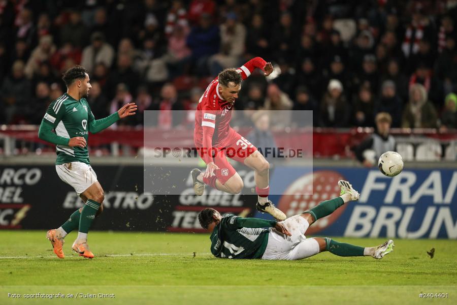 AKON Arena, Würzburg, 20.04.2024, sport, action, BFV, Fussball, April 2024, 30. Spieltag, Regionalliga Bayern, 1. FC Schweinfurt 1905, FC Würzburger Kickers - Bild-ID: 2404401