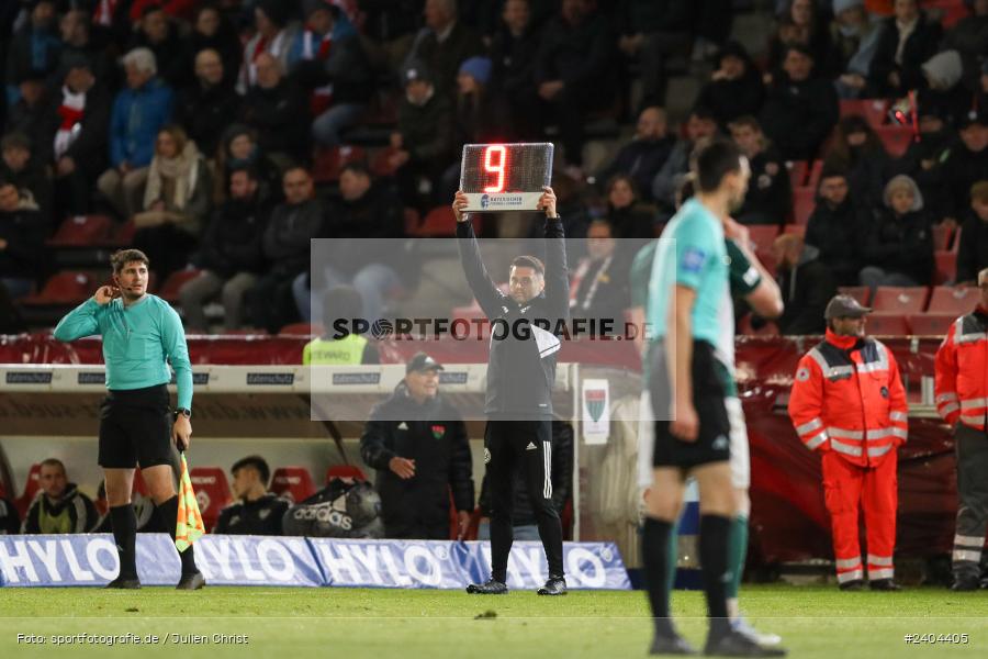 AKON Arena, Würzburg, 20.04.2024, sport, action, BFV, Fussball, April 2024, 30. Spieltag, Regionalliga Bayern, 1. FC Schweinfurt 1905, FC Würzburger Kickers - Bild-ID: 2404405