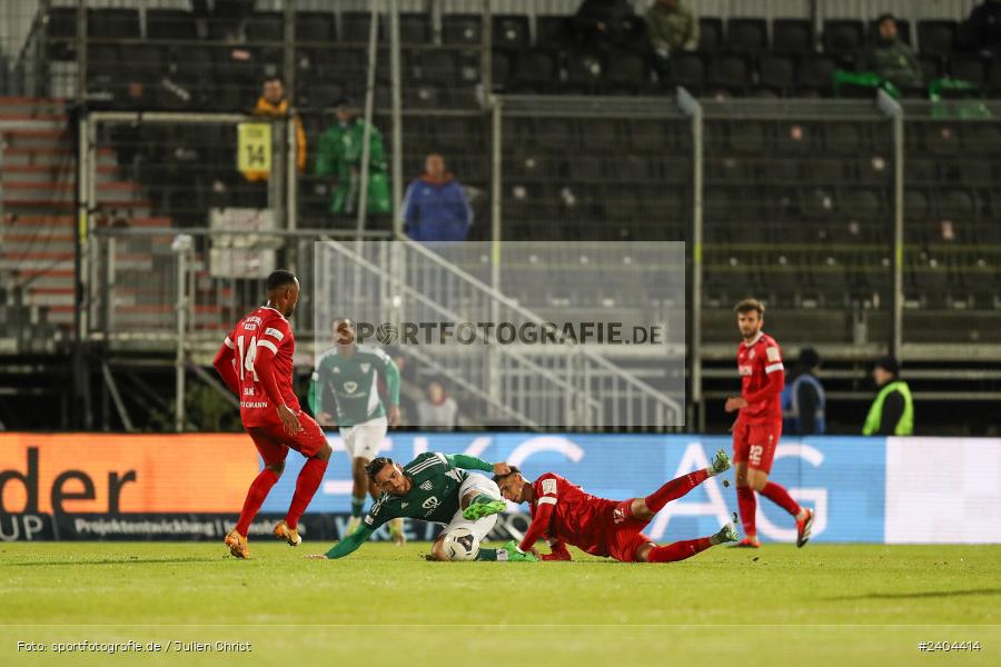 AKON Arena, Würzburg, 20.04.2024, sport, action, BFV, Fussball, April 2024, 30. Spieltag, Regionalliga Bayern, 1. FC Schweinfurt 1905, FC Würzburger Kickers - Bild-ID: 2404414