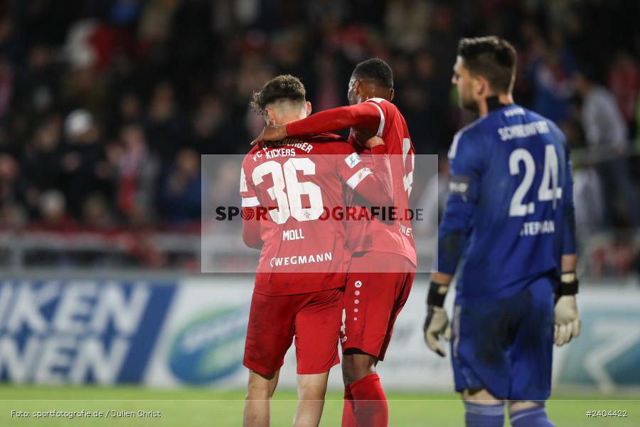 AKON Arena, Würzburg, 20.04.2024, sport, action, BFV, Fussball, April 2024, 30. Spieltag, Regionalliga Bayern, 1. FC Schweinfurt 1905, FC Würzburger Kickers - Bild-ID: 2404422