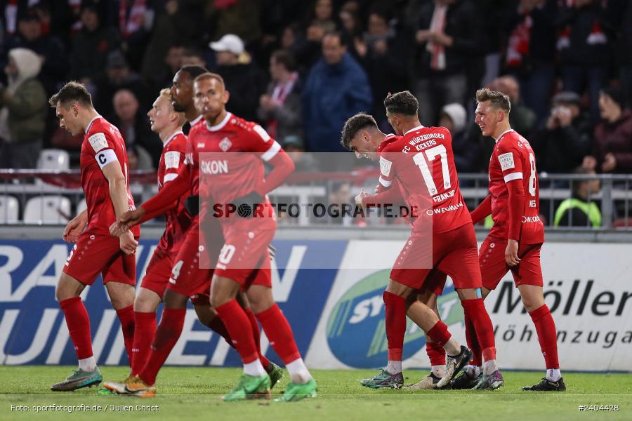 AKON Arena, Würzburg, 20.04.2024, sport, action, BFV, Fussball, April 2024, 30. Spieltag, Regionalliga Bayern, 1. FC Schweinfurt 1905, FC Würzburger Kickers - Bild-ID: 2404428