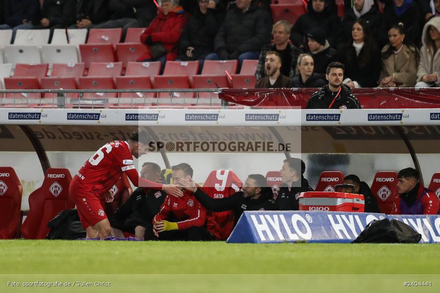 AKON Arena, Würzburg, 20.04.2024, sport, action, BFV, Fussball, April 2024, 30. Spieltag, Regionalliga Bayern, 1. FC Schweinfurt 1905, FC Würzburger Kickers - Bild-ID: 2404441
