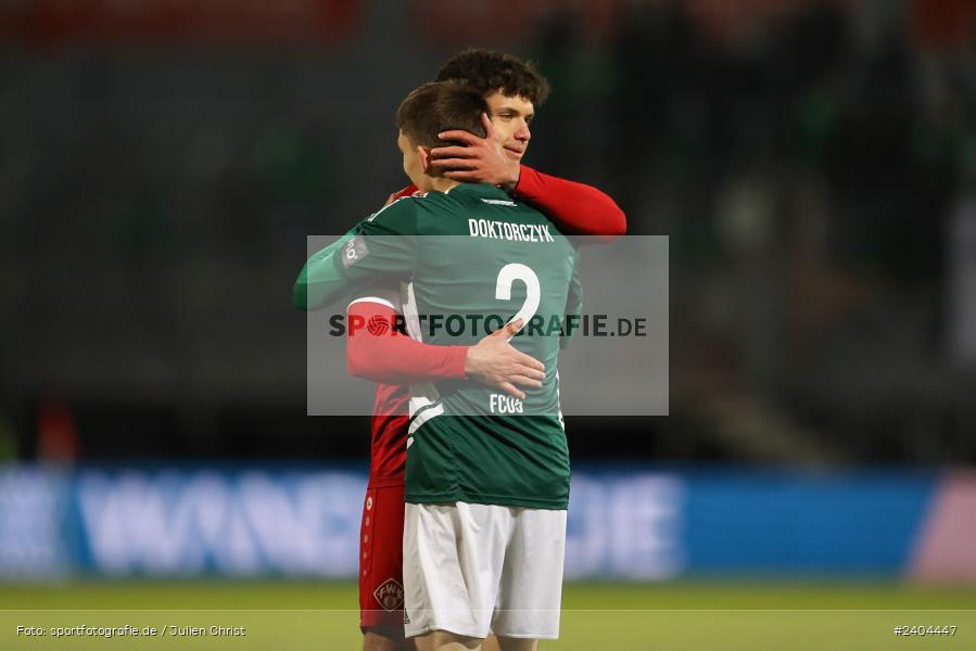 AKON Arena, Würzburg, 20.04.2024, sport, action, BFV, Fussball, April 2024, 30. Spieltag, Regionalliga Bayern, 1. FC Schweinfurt 1905, FC Würzburger Kickers - Bild-ID: 2404447