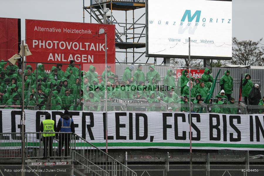AKON Arena, Würzburg, 20.04.2024, sport, action, BFV, Fussball, April 2024, 30. Spieltag, Regionalliga Bayern, 1. FC Schweinfurt 1905, FC Würzburger Kickers - Bild-ID: 2404456
