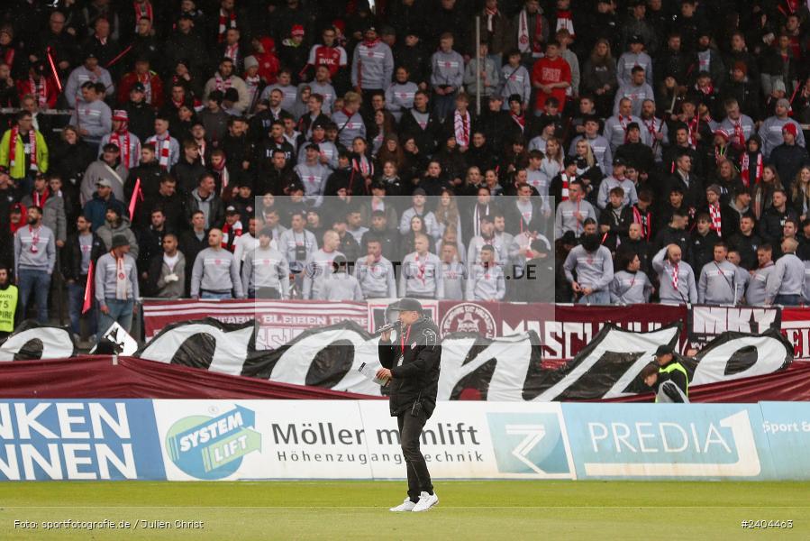 AKON Arena, Würzburg, 20.04.2024, sport, action, BFV, Fussball, April 2024, 30. Spieltag, Regionalliga Bayern, 1. FC Schweinfurt 1905, FC Würzburger Kickers - Bild-ID: 2404463