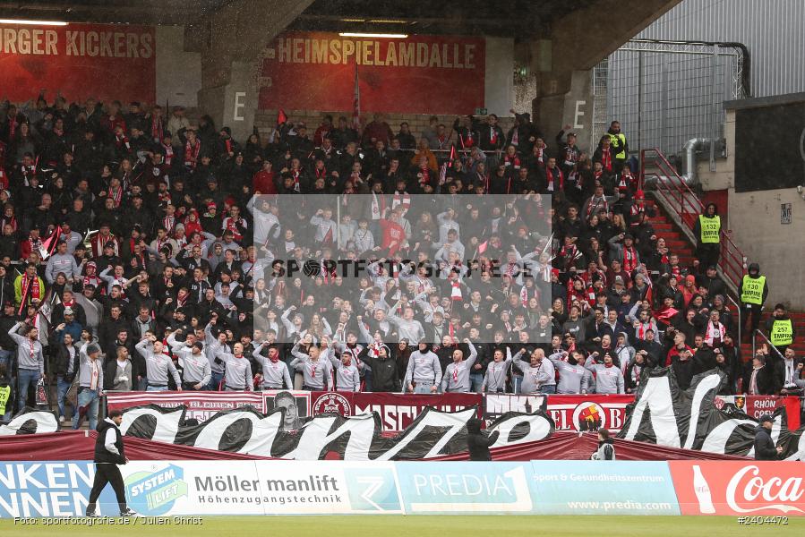 AKON Arena, Würzburg, 20.04.2024, sport, action, BFV, Fussball, April 2024, 30. Spieltag, Regionalliga Bayern, 1. FC Schweinfurt 1905, FC Würzburger Kickers - Bild-ID: 2404472