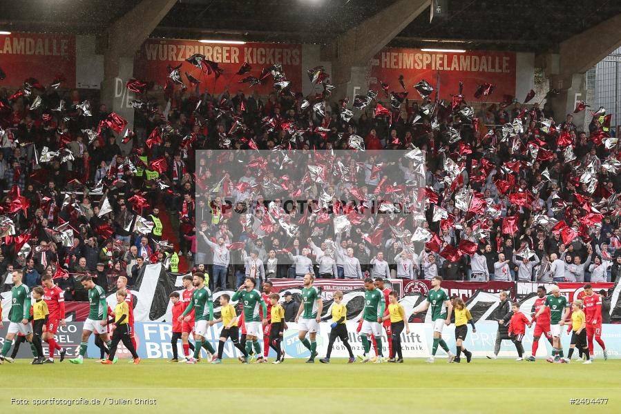 AKON Arena, Würzburg, 20.04.2024, sport, action, BFV, Fussball, April 2024, 30. Spieltag, Regionalliga Bayern, 1. FC Schweinfurt 1905, FC Würzburger Kickers - Bild-ID: 2404477