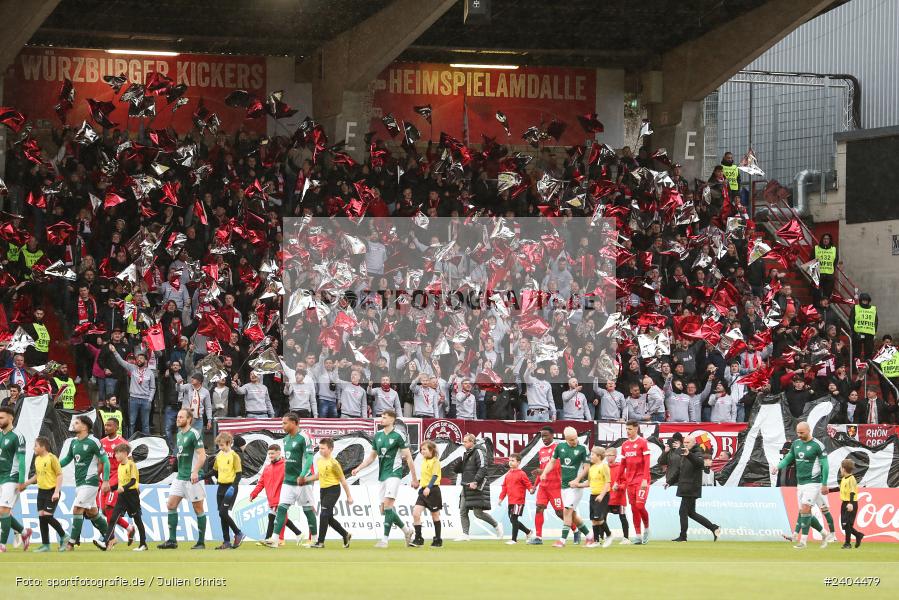 AKON Arena, Würzburg, 20.04.2024, sport, action, BFV, Fussball, April 2024, 30. Spieltag, Regionalliga Bayern, 1. FC Schweinfurt 1905, FC Würzburger Kickers - Bild-ID: 2404479