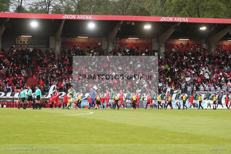 AKON Arena, Würzburg, 20.04.2024, sport, action, BFV, Fussball, April 2024, 30. Spieltag, Regionalliga Bayern, 1. FC Schweinfurt 1905, FC Würzburger Kickers - Bild-ID: 2404480