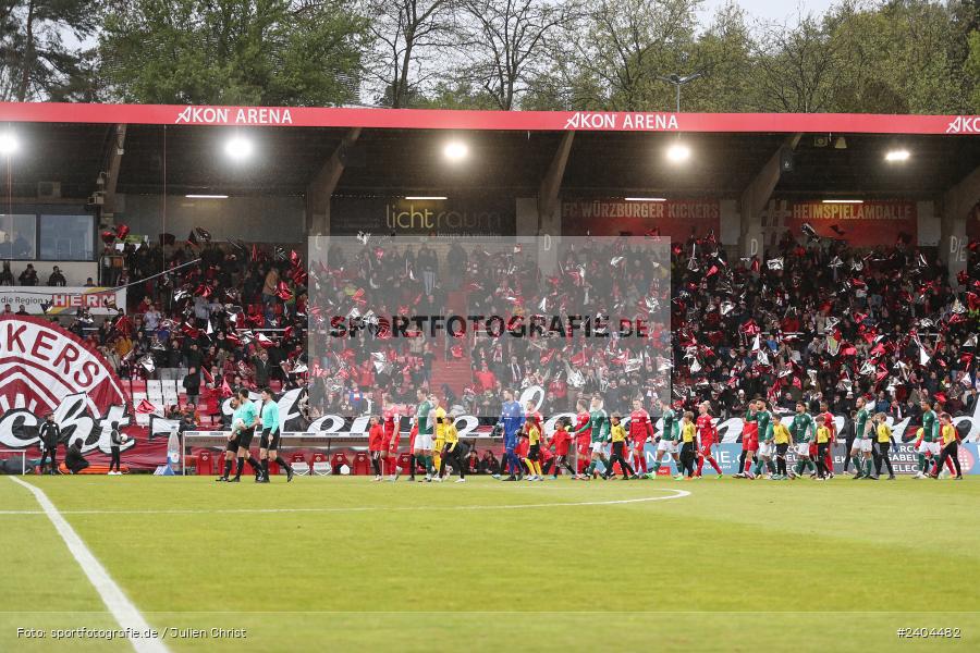 AKON Arena, Würzburg, 20.04.2024, sport, action, BFV, Fussball, April 2024, 30. Spieltag, Regionalliga Bayern, 1. FC Schweinfurt 1905, FC Würzburger Kickers - Bild-ID: 2404482