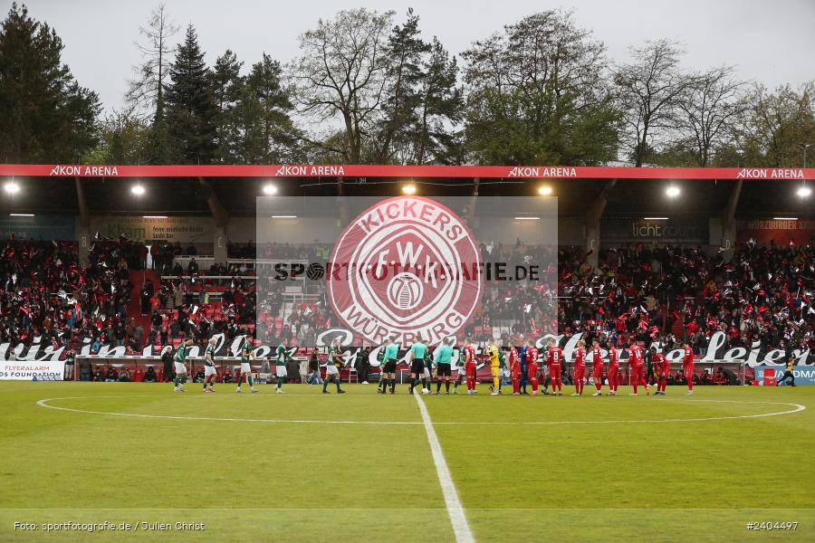 AKON Arena, Würzburg, 20.04.2024, sport, action, BFV, Fussball, April 2024, 30. Spieltag, Regionalliga Bayern, 1. FC Schweinfurt 1905, FC Würzburger Kickers - Bild-ID: 2404497