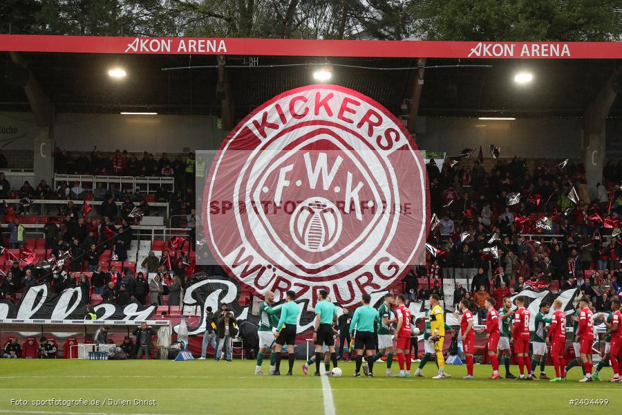 AKON Arena, Würzburg, 20.04.2024, sport, action, BFV, Fussball, April 2024, 30. Spieltag, Regionalliga Bayern, 1. FC Schweinfurt 1905, FC Würzburger Kickers - Bild-ID: 2404499