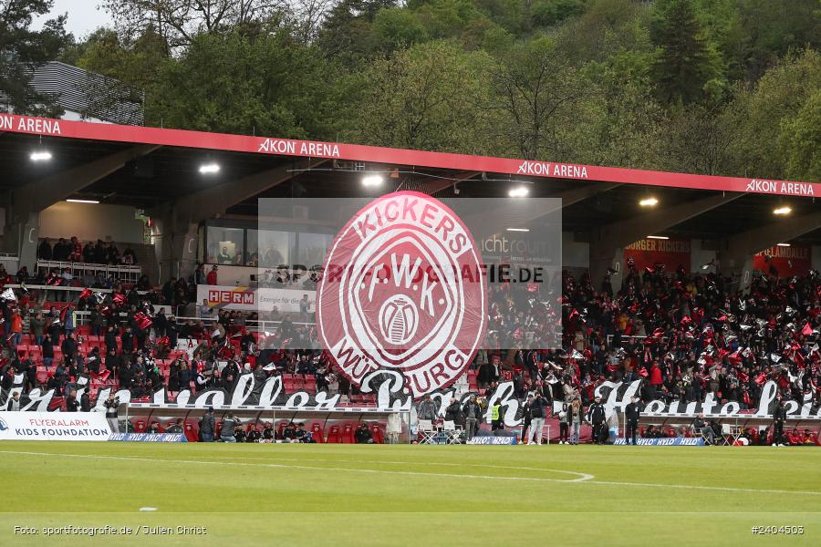 AKON Arena, Würzburg, 20.04.2024, sport, action, BFV, Fussball, April 2024, 30. Spieltag, Regionalliga Bayern, 1. FC Schweinfurt 1905, FC Würzburger Kickers - Bild-ID: 2404503