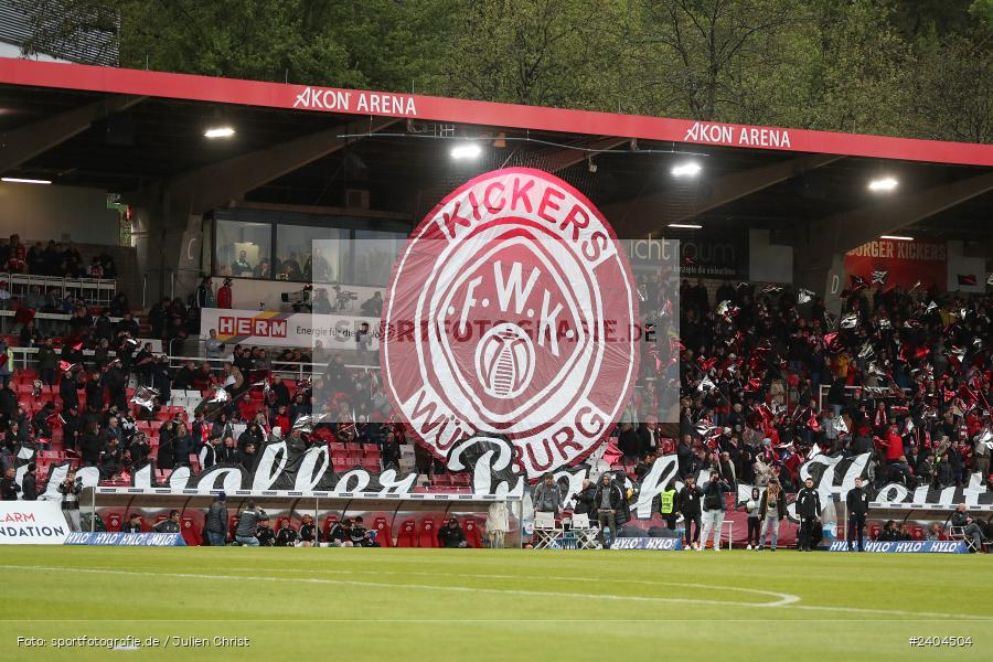 AKON Arena, Würzburg, 20.04.2024, sport, action, BFV, Fussball, April 2024, 30. Spieltag, Regionalliga Bayern, 1. FC Schweinfurt 1905, FC Würzburger Kickers - Bild-ID: 2404504