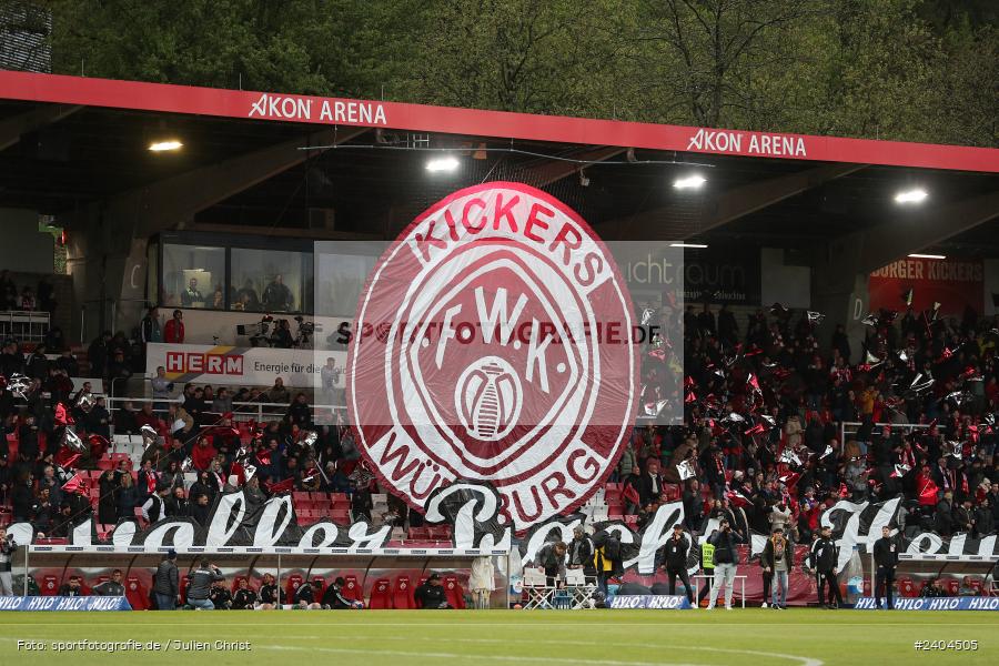 AKON Arena, Würzburg, 20.04.2024, sport, action, BFV, Fussball, April 2024, 30. Spieltag, Regionalliga Bayern, 1. FC Schweinfurt 1905, FC Würzburger Kickers - Bild-ID: 2404505