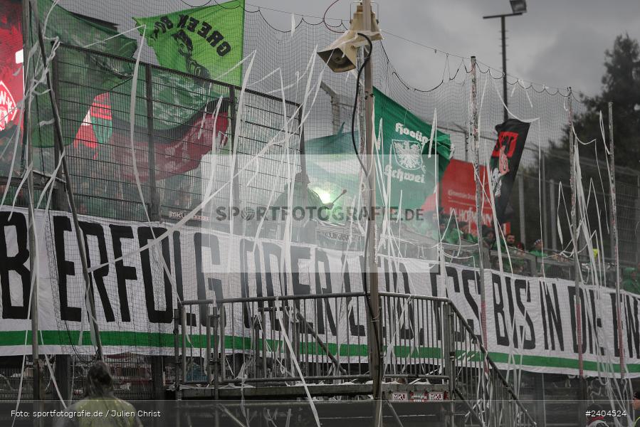AKON Arena, Würzburg, 20.04.2024, sport, action, BFV, Fussball, April 2024, 30. Spieltag, Regionalliga Bayern, 1. FC Schweinfurt 1905, FC Würzburger Kickers - Bild-ID: 2404524
