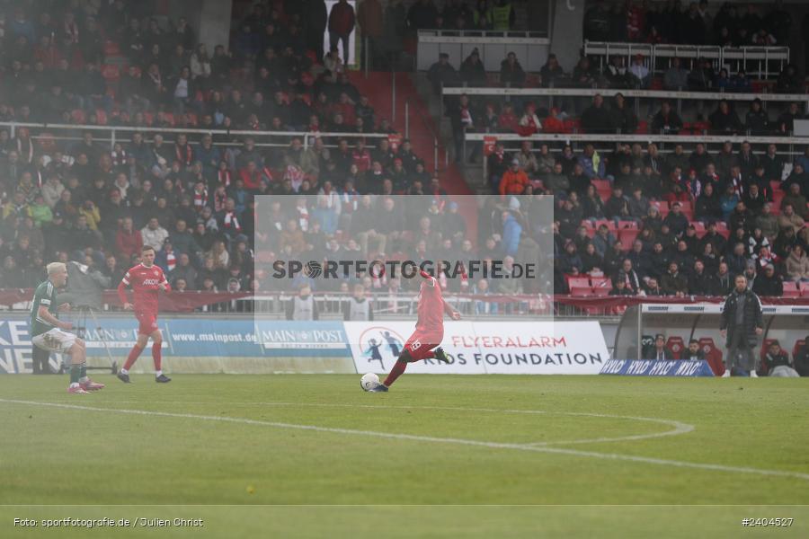 AKON Arena, Würzburg, 20.04.2024, sport, action, BFV, Fussball, April 2024, 30. Spieltag, Regionalliga Bayern, 1. FC Schweinfurt 1905, FC Würzburger Kickers - Bild-ID: 2404527