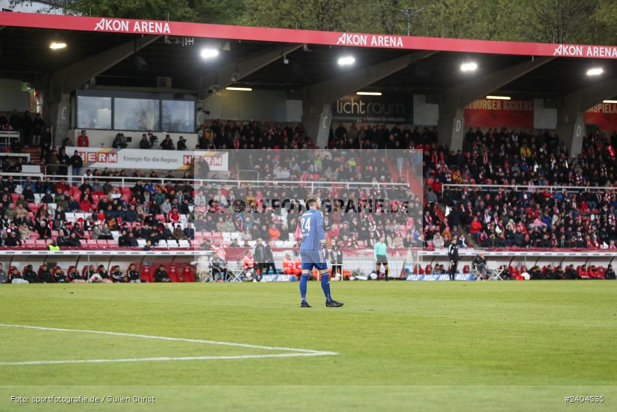 AKON Arena, Würzburg, 20.04.2024, sport, action, BFV, Fussball, April 2024, 30. Spieltag, Regionalliga Bayern, 1. FC Schweinfurt 1905, FC Würzburger Kickers - Bild-ID: 2404535