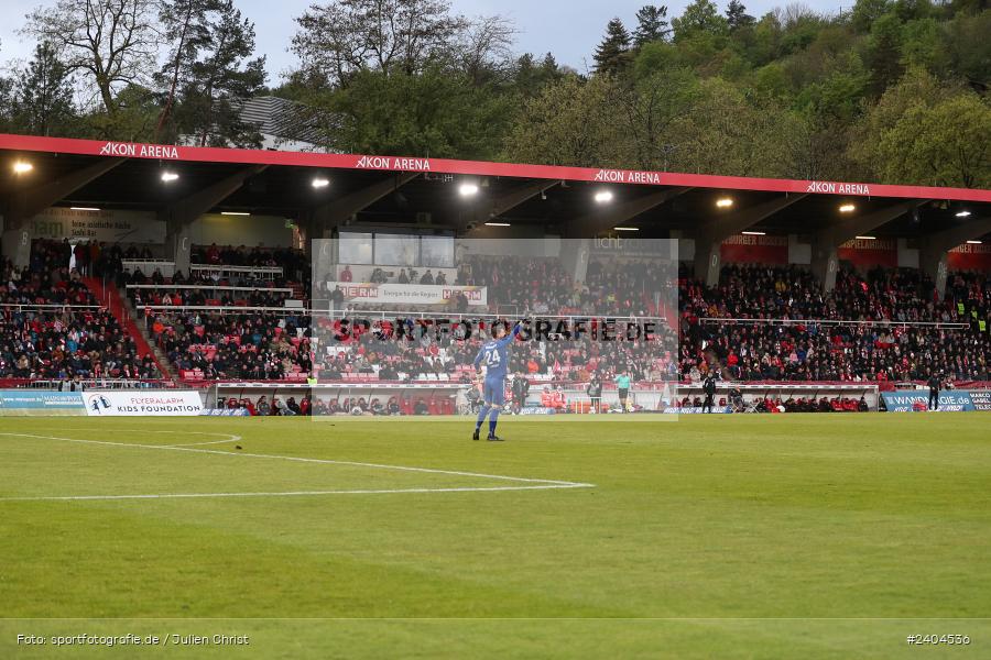 AKON Arena, Würzburg, 20.04.2024, sport, action, BFV, Fussball, April 2024, 30. Spieltag, Regionalliga Bayern, 1. FC Schweinfurt 1905, FC Würzburger Kickers - Bild-ID: 2404536