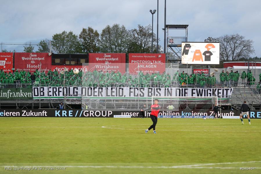 AKON Arena, Würzburg, 20.04.2024, sport, action, BFV, Fussball, April 2024, 30. Spieltag, Regionalliga Bayern, 1. FC Schweinfurt 1905, FC Würzburger Kickers - Bild-ID: 2404571