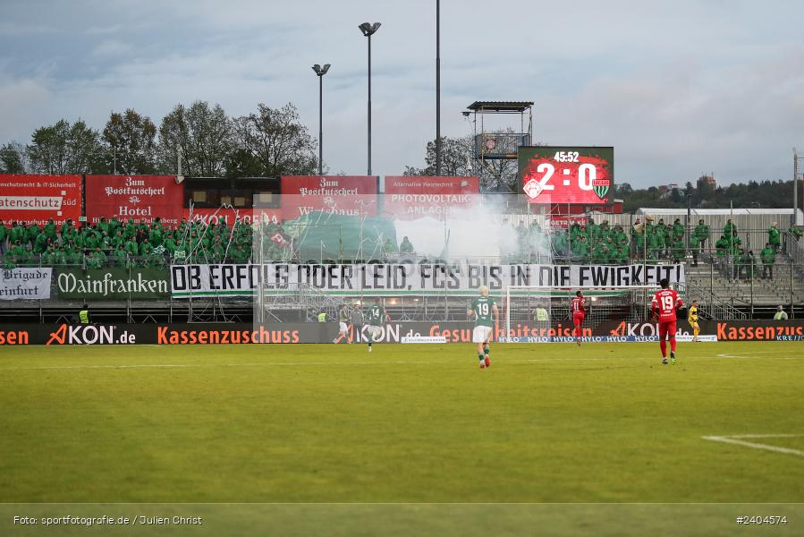 AKON Arena, Würzburg, 20.04.2024, sport, action, BFV, Fussball, April 2024, 30. Spieltag, Regionalliga Bayern, 1. FC Schweinfurt 1905, FC Würzburger Kickers - Bild-ID: 2404574