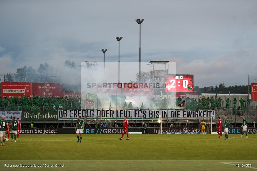 AKON Arena, Würzburg, 20.04.2024, sport, action, BFV, Fussball, April 2024, 30. Spieltag, Regionalliga Bayern, 1. FC Schweinfurt 1905, FC Würzburger Kickers - Bild-ID: 2404579