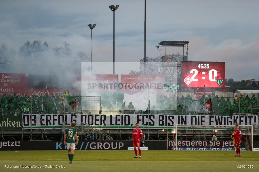 AKON Arena, Würzburg, 20.04.2024, sport, action, BFV, Fussball, April 2024, 30. Spieltag, Regionalliga Bayern, 1. FC Schweinfurt 1905, FC Würzburger Kickers - Bild-ID: 2404580