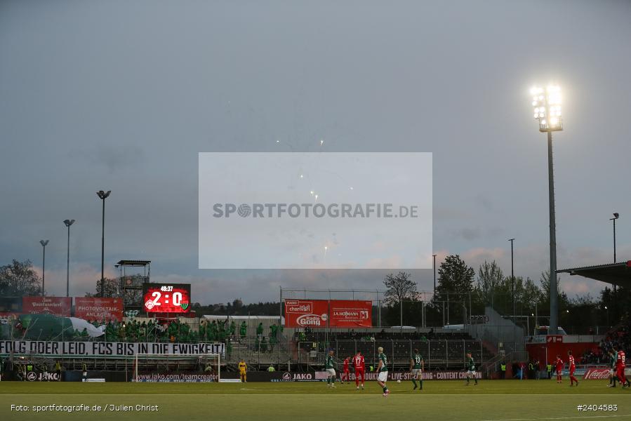 AKON Arena, Würzburg, 20.04.2024, sport, action, BFV, Fussball, April 2024, 30. Spieltag, Regionalliga Bayern, 1. FC Schweinfurt 1905, FC Würzburger Kickers - Bild-ID: 2404583