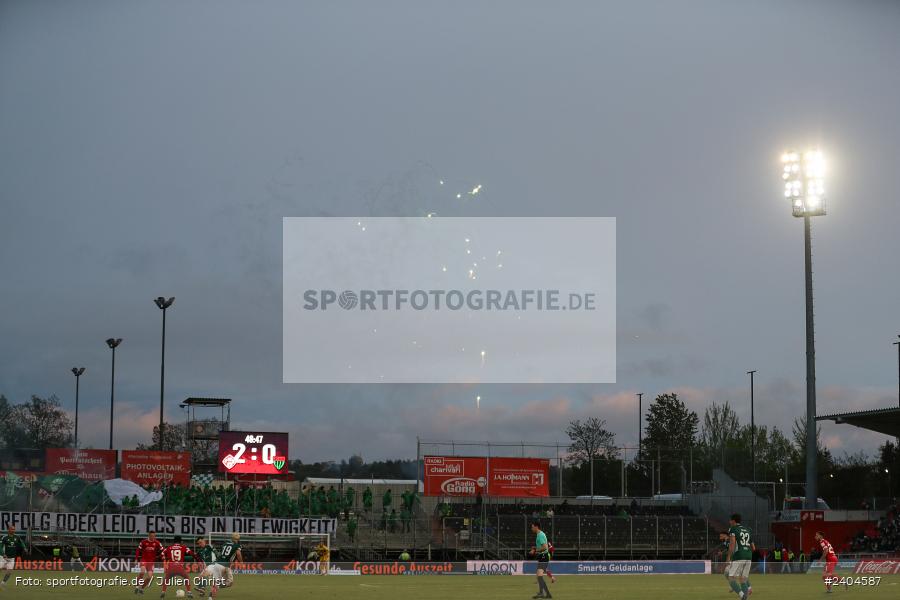 AKON Arena, Würzburg, 20.04.2024, sport, action, BFV, Fussball, April 2024, 30. Spieltag, Regionalliga Bayern, 1. FC Schweinfurt 1905, FC Würzburger Kickers - Bild-ID: 2404587