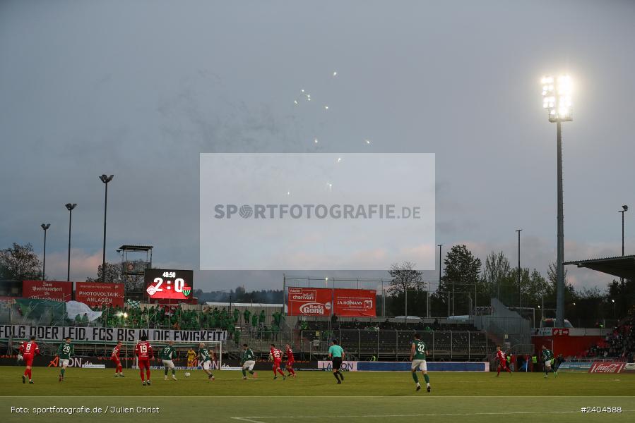 AKON Arena, Würzburg, 20.04.2024, sport, action, BFV, Fussball, April 2024, 30. Spieltag, Regionalliga Bayern, 1. FC Schweinfurt 1905, FC Würzburger Kickers - Bild-ID: 2404588
