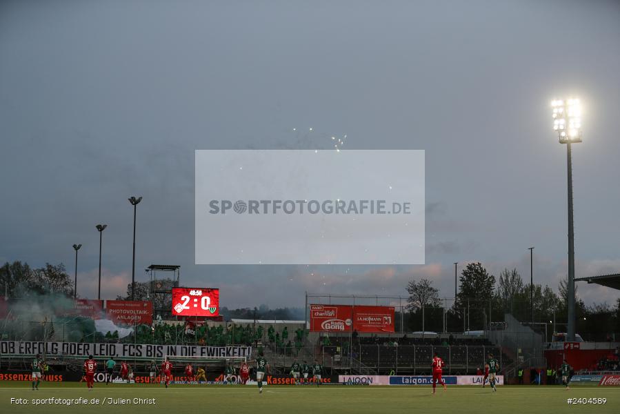 AKON Arena, Würzburg, 20.04.2024, sport, action, BFV, Fussball, April 2024, 30. Spieltag, Regionalliga Bayern, 1. FC Schweinfurt 1905, FC Würzburger Kickers - Bild-ID: 2404589