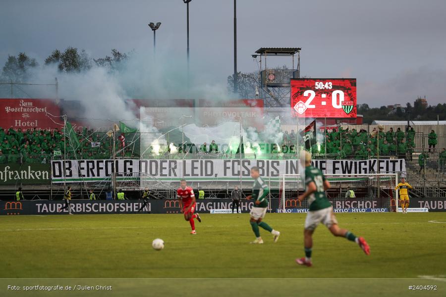 AKON Arena, Würzburg, 20.04.2024, sport, action, BFV, Fussball, April 2024, 30. Spieltag, Regionalliga Bayern, 1. FC Schweinfurt 1905, FC Würzburger Kickers - Bild-ID: 2404592
