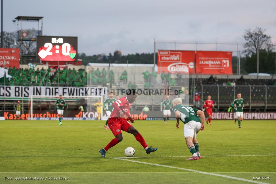 AKON Arena, Würzburg, 20.04.2024, sport, action, BFV, Fussball, April 2024, 30. Spieltag, Regionalliga Bayern, 1. FC Schweinfurt 1905, FC Würzburger Kickers - Bild-ID: 2404595