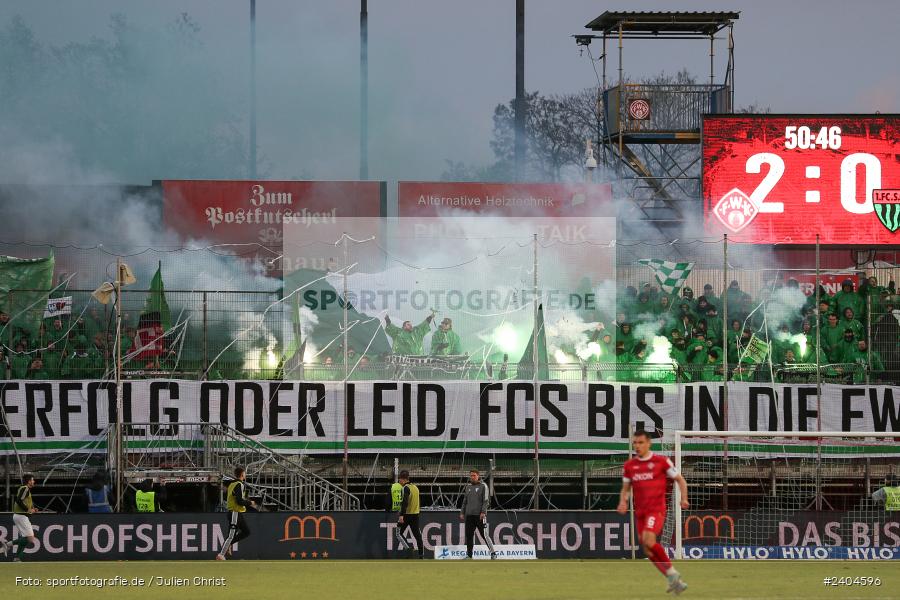 AKON Arena, Würzburg, 20.04.2024, sport, action, BFV, Fussball, April 2024, 30. Spieltag, Regionalliga Bayern, 1. FC Schweinfurt 1905, FC Würzburger Kickers - Bild-ID: 2404596