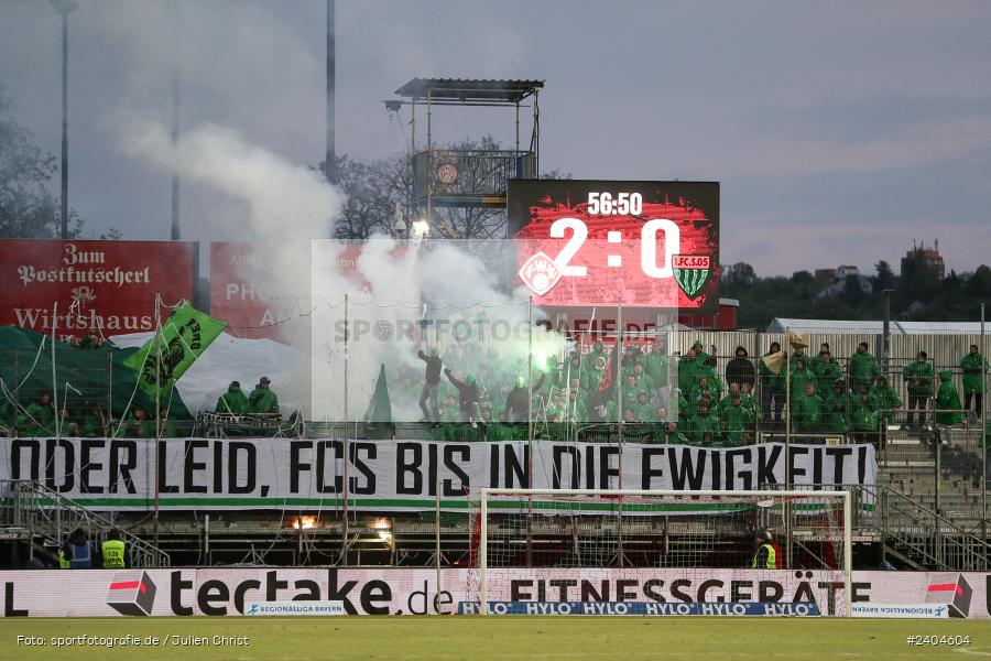AKON Arena, Würzburg, 20.04.2024, sport, action, BFV, Fussball, April 2024, 30. Spieltag, Regionalliga Bayern, 1. FC Schweinfurt 1905, FC Würzburger Kickers - Bild-ID: 2404604