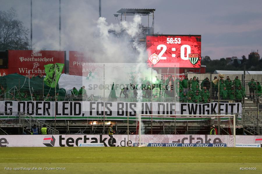 AKON Arena, Würzburg, 20.04.2024, sport, action, BFV, Fussball, April 2024, 30. Spieltag, Regionalliga Bayern, 1. FC Schweinfurt 1905, FC Würzburger Kickers - Bild-ID: 2404606