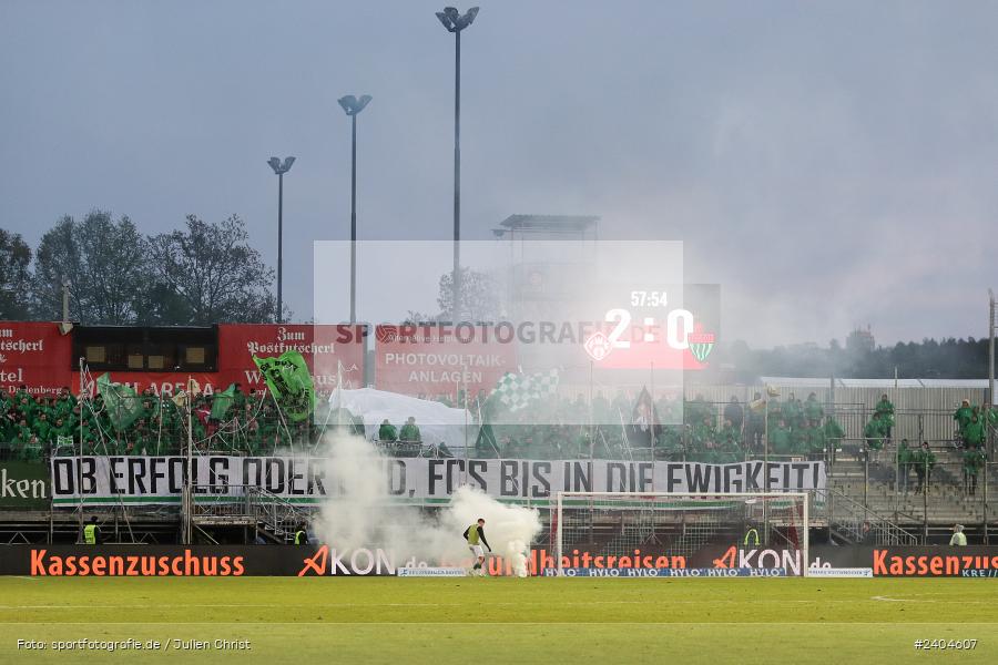 AKON Arena, Würzburg, 20.04.2024, sport, action, BFV, Fussball, April 2024, 30. Spieltag, Regionalliga Bayern, 1. FC Schweinfurt 1905, FC Würzburger Kickers - Bild-ID: 2404607