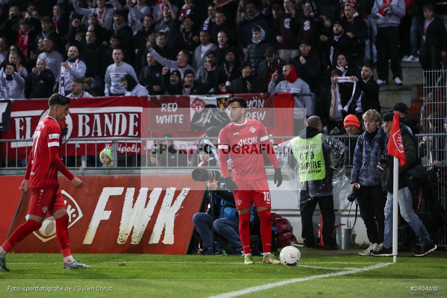 AKON Arena, Würzburg, 20.04.2024, sport, action, BFV, Fussball, April 2024, 30. Spieltag, Regionalliga Bayern, 1. FC Schweinfurt 1905, FC Würzburger Kickers - Bild-ID: 2404616 AKON Arena, Würzburg, 20.04.2024, sport, action, BFV, Fussball, April 2024, 30. Spieltag, Regionalliga Bayern, 1. FC Schweinfurt 1905, FC Würzburger Kickers - Bild-ID: 2404616