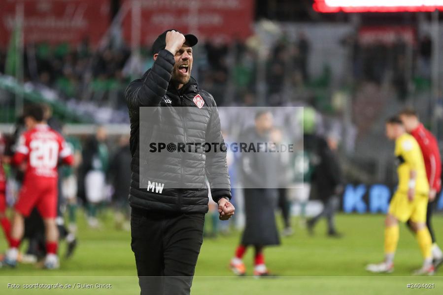 AKON Arena, Würzburg, 20.04.2024, sport, action, BFV, Fussball, April 2024, 30. Spieltag, Regionalliga Bayern, 1. FC Schweinfurt 1905, FC Würzburger Kickers - Bild-ID: 2404621