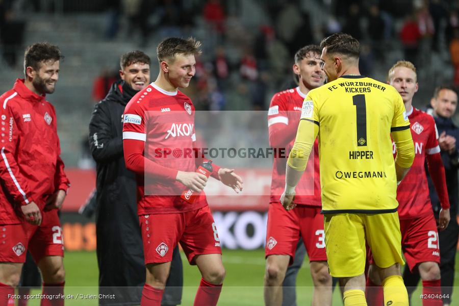 AKON Arena, Würzburg, 20.04.2024, sport, action, BFV, Fussball, April 2024, 30. Spieltag, Regionalliga Bayern, 1. FC Schweinfurt 1905, FC Würzburger Kickers - Bild-ID: 2404644
