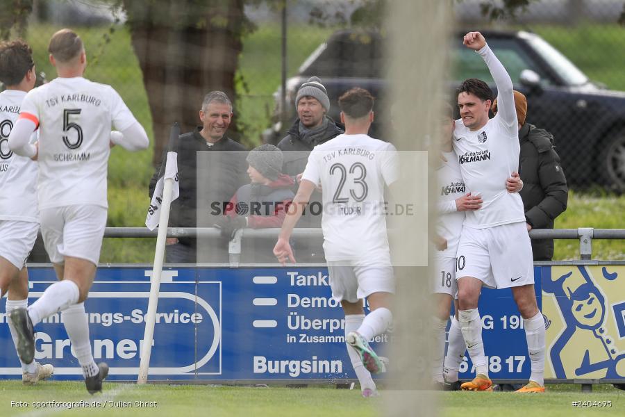 Sportgelände, Karlburg, 20.04.2024, sport, action, BFV, Fussball, April 2024, 30. Spieltag, Landesliga Nordwest, ASV, TSV, ASV Rimpar, TSV Karlburg - Bild-ID: 2404695