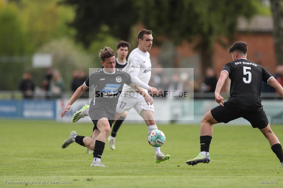 Sportgelände, Karlburg, 20.04.2024, sport, action, BFV, Fussball, April 2024, 30. Spieltag, Landesliga Nordwest, ASV, TSV, ASV Rimpar, TSV Karlburg - Bild-ID: 2404792