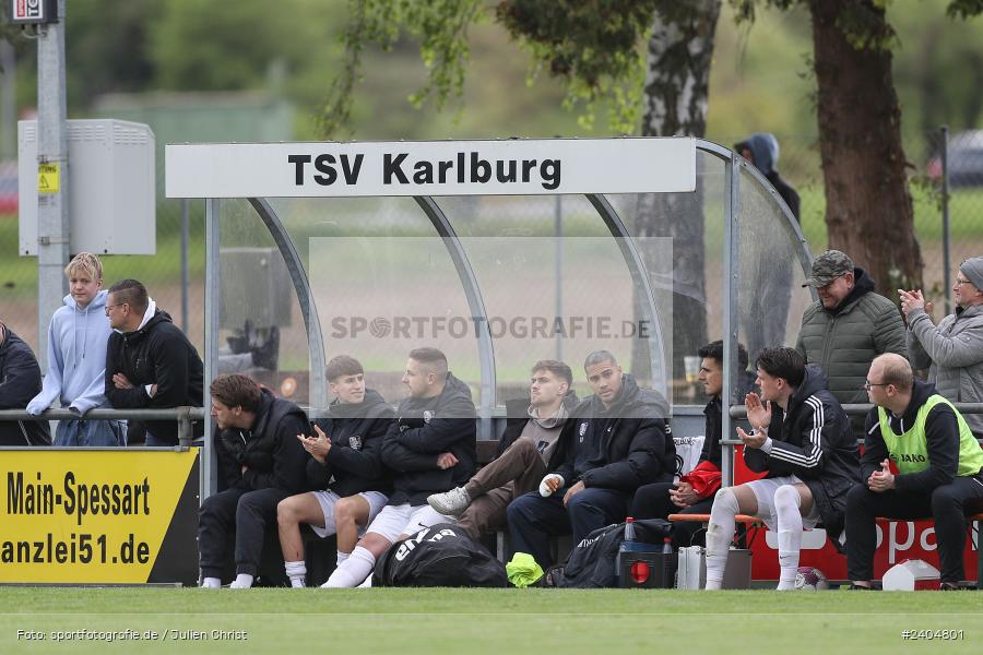 Sportgelände, Karlburg, 20.04.2024, sport, action, BFV, Fussball, April 2024, 30. Spieltag, Landesliga Nordwest, ASV, TSV, ASV Rimpar, TSV Karlburg - Bild-ID: 2404801