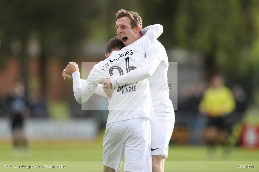 Sportgelände, Karlburg, 20.04.2024, sport, action, BFV, Fussball, April 2024, 30. Spieltag, Landesliga Nordwest, ASV, TSV, ASV Rimpar, TSV Karlburg - Bild-ID: 2404864