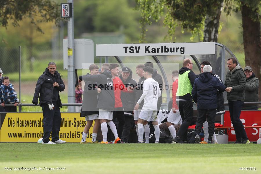 Sportgelände, Karlburg, 20.04.2024, sport, action, BFV, Fussball, April 2024, 30. Spieltag, Landesliga Nordwest, ASV, TSV, ASV Rimpar, TSV Karlburg - Bild-ID: 2404870