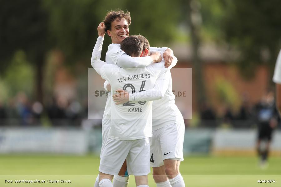 Sportgelände, Karlburg, 20.04.2024, sport, action, BFV, Fussball, April 2024, 30. Spieltag, Landesliga Nordwest, ASV, TSV, ASV Rimpar, TSV Karlburg - Bild-ID: 2404874
