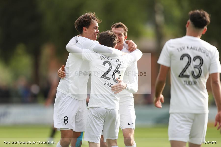 Sportgelände, Karlburg, 20.04.2024, sport, action, BFV, Fussball, April 2024, 30. Spieltag, Landesliga Nordwest, ASV, TSV, ASV Rimpar, TSV Karlburg - Bild-ID: 2404878