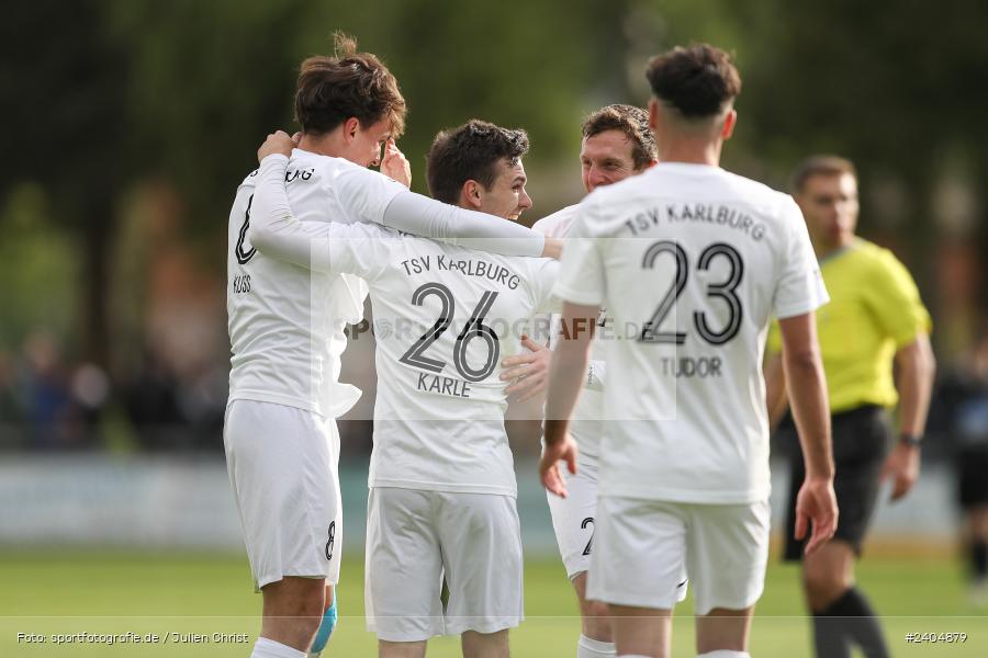 Sportgelände, Karlburg, 20.04.2024, sport, action, BFV, Fussball, April 2024, 30. Spieltag, Landesliga Nordwest, ASV, TSV, ASV Rimpar, TSV Karlburg - Bild-ID: 2404879