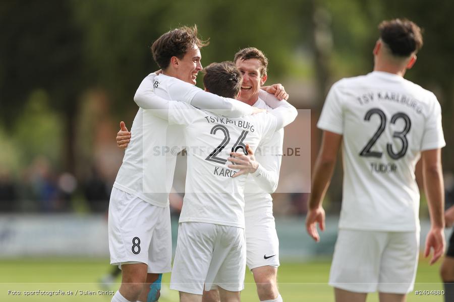 Sportgelände, Karlburg, 20.04.2024, sport, action, BFV, Fussball, April 2024, 30. Spieltag, Landesliga Nordwest, ASV, TSV, ASV Rimpar, TSV Karlburg - Bild-ID: 2404880